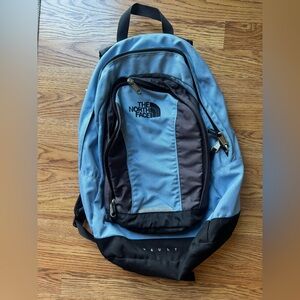The North Face Light Blue and Black Everyday Backpack